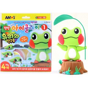 탱탱 아이클레이4색 휴리와친구들 1번 18g/휴리