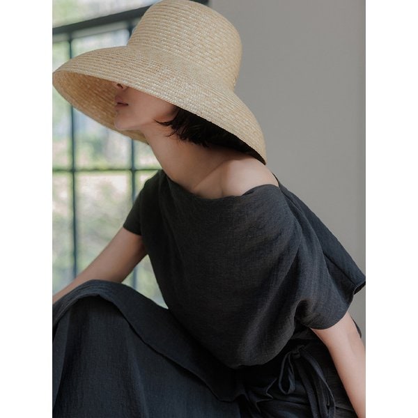 린넨블랜드 웨이브 블라우스