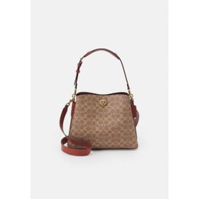 4789501 Coach SIGNATURE WILLOW SHOULDER BAG - Handbag tan/rust