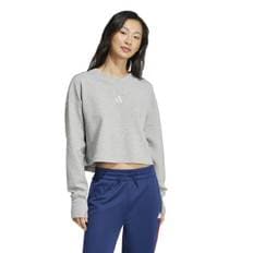 여성 봄가을 데일리  티셔츠  IY6829 ALL SZN 리브 V-넥 스웨트셔츠