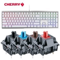 체리 MX BOARD 3.0S RGB 키보드 화이트 (청축한글)