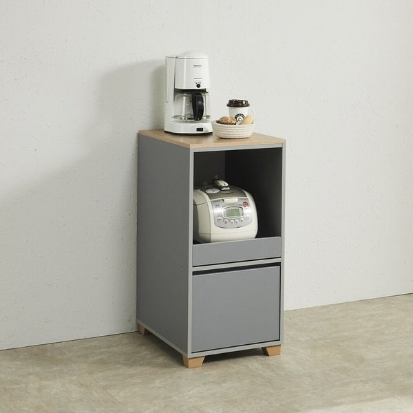 주방수납장 렌지대 정수기장 인출밥솥 40cm P0000BLE