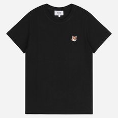 메종키츠네 5S LW00105KJ0008 P199 폭스 헤드 여성 반팔 티셔츠 블랙