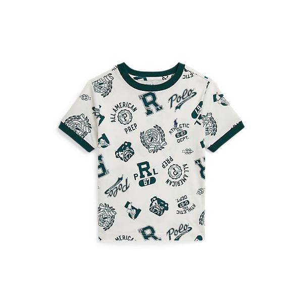 폴로 키즈 남아 2-7세 코튼 저지 그래픽 티(CWPOTSHB8021171999)