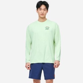 유니 트로피컬 루즈핏 래쉬가드 라임 (B5SUWRG231LIM)