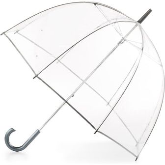  미국 토스 우산 totes Womens Clear Bubble Umbrella  Transparent Dome Coverage Large Windpro