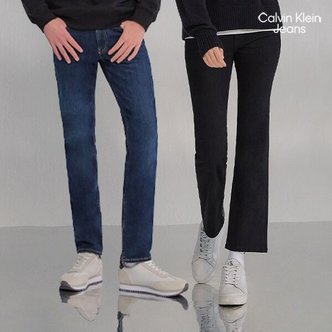 신세계라이브쇼핑 [CK JEANS] 23SS 캘빈클라인 바디 핏 데님 팬츠 남녀 택1