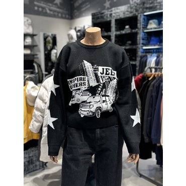 지프 24S/S 지프 JEEP CAR 자가드니트 JP1KTF011
