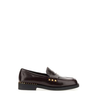 아쉬 FW23 MOCCASIN WHISPER COMBO C Loafer WHISPERSTU03POLISHCALFBORDEAUXGOLD WHISPE