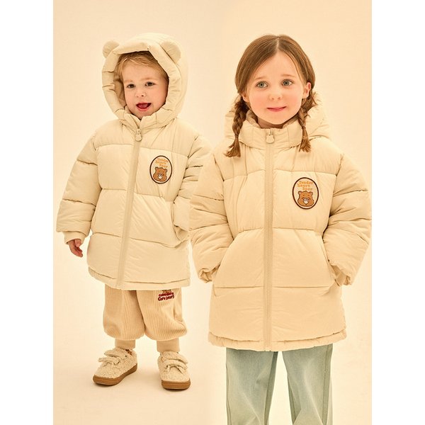 몽글몽글 귀달이 후드마이크로젤 점퍼