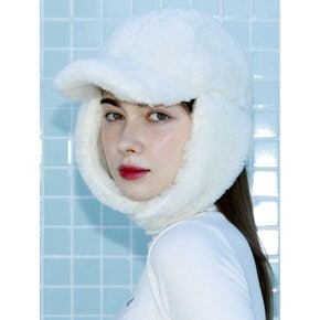 bookle cap hat white