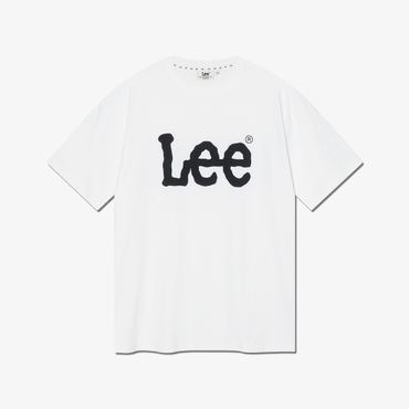 LEE 빅 트위치 로고 티셔츠 화이트 LE2502ST01WH