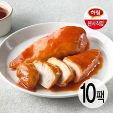 하림 소스잘먹은 닭가슴살 양념치킨맛 10팩