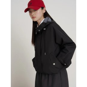 26SS 폴리 볼륨 후드 점퍼 - 블랙 BF6239C045