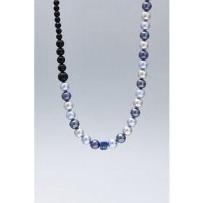 10mm Multi Blue Onyx Necklace