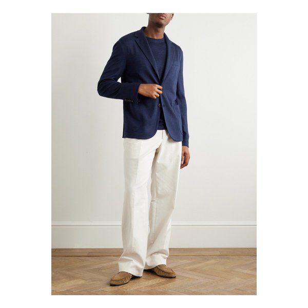 캐시미어 실크 혼방 블레이저 블루 1647597355398651