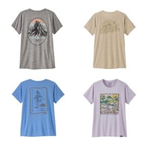 25SS 우먼즈 캐필린 쿨 데일리 그래픽 셔츠 - 랜즈 - 45390Q5GH