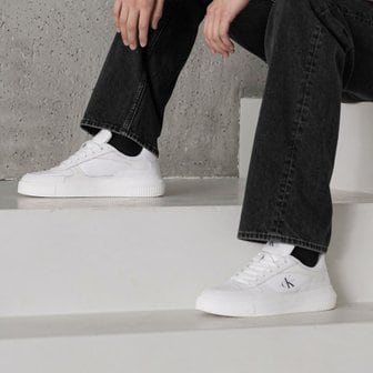 Calvin Klein Jeans ACC 남성 말모 메타 스니커즈(YM01327-0K4)