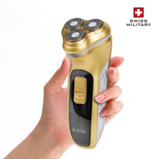 [스위스밀리터리] 미라스 골드 전기면도기 SMS-W900
