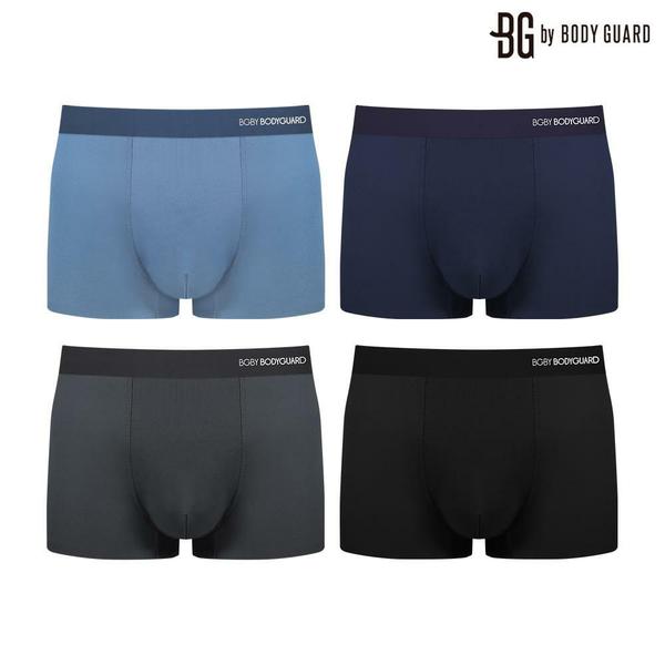 남성 실버로고 심리스 드로즈 4종 세트 빅사이즈(95-120)