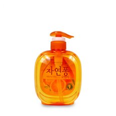 자연퐁 오렌지 (용기 490ml) 주방세제 비린내 기름기 찌든때 제거