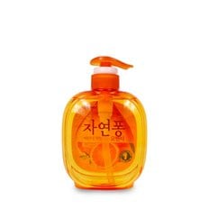 자연퐁 오렌지 (용기 490ml) 주방세제 비린내 기름기 찌든때 제거