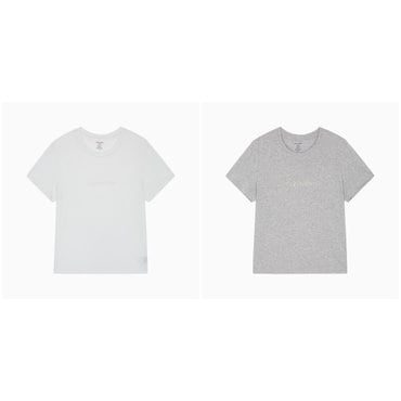 Calvin Klein Underwear 여성 25SS 코튼 클래식 티셔츠 2종 택1(QS7328-100/P7A)