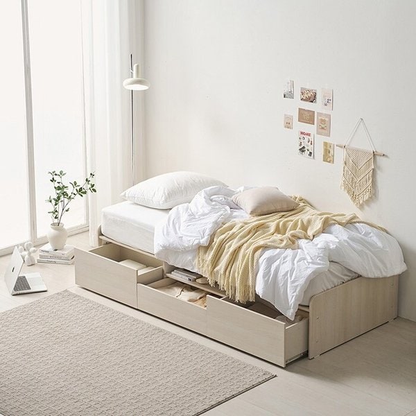 딥슬립 E0 무헤드 수납침대 프레임 미니싱글 900 (JM5101R) (착불)