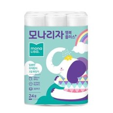 행복플러스 30m 24롤 3겹 화장지 X 1팩