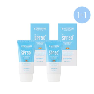 [NEW][1+1] 히알루론 워터리 선크림 50ml SPF50+PA++++ / 얼음물 선크림