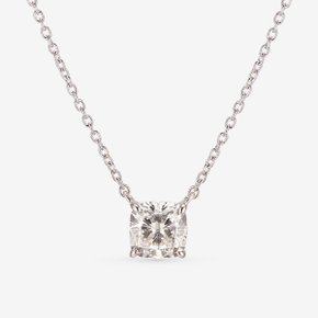 14k 쿠션컷 랩 다이아몬드 1캐럿 목걸이(약 1.1CT)