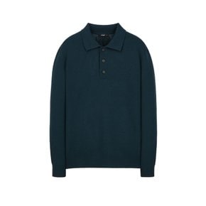 [25FW] 다크터콰이즈블루《Mild Cashmere 10》 카라 스웨터 ARSW5D302T3