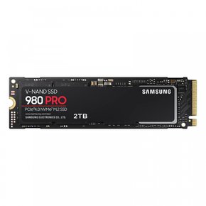 Samsung 980 PRO 2TB PCIe Gen 4.0 x4 7X000MBs) NVMe M.2 (2280) SSD MZ-V8P2T0BEC (최대 전송