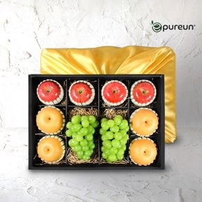 [바로배송][이푸른] VIP 사과 배 샤인머스켓 혼합선물세트 1호/총 4.5kg 내외