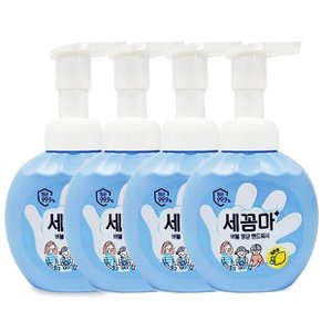 버블 항균 핸드워시 레몬 용기 250ml X 4개