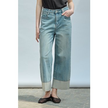 BCBG 올앤선드리 I 텐업 데님 PT (A5M4I397)