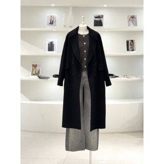 듀엘 [여주점] 여성 울 더블버튼 롱 코트 (L254MSH509)