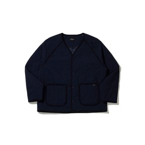 LOOSE FIT QUILTING JUMPER NAVY