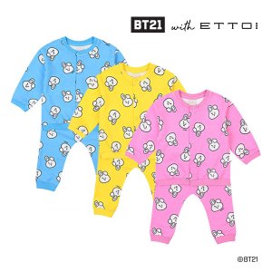 에뜨와 [에뜨와 가을]BT21 패턴상하(쿠키PINK,YELLOW,BLUE)_07Q023041