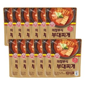 [석진케이] 간편조리 의정부식 부대찌개 500G 12개 탕