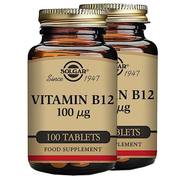 솔가 비타민B12 Solgar Vitamin B12 100mcg 100정 2개