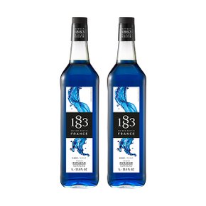 1883 블루큐라소시럽 1000ml 2개세트