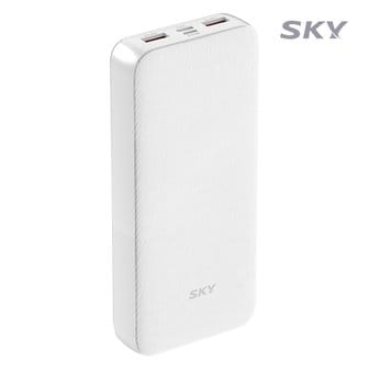 스카이 필 S20PD 20W 20000mAh 보조배터리 화이트