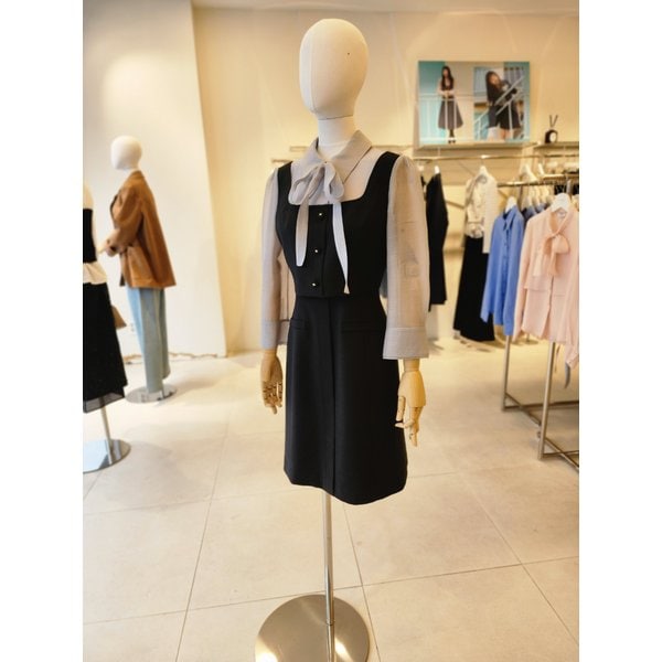 [여주점] [JJ 지고트] 여성 타이 뷔스티에 A라인 원피스 GS4M0OP921