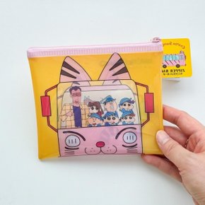 짱구와친구들 고양이버스 휴대용 캐릭터 파우치