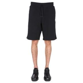 FW21 MOSCHINO Short Pants BERMUDA WITH LOGO EMBROIDERED BLACK 03497027_1555