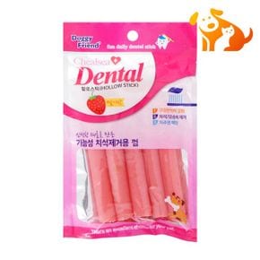 도기프렌드 할로스틱 기능성 치석제거용 껌 딸기맛 5p X ( 5매입 )