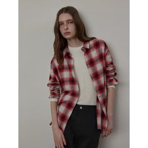 Autumn Vintage Gradation Checkered Shirt