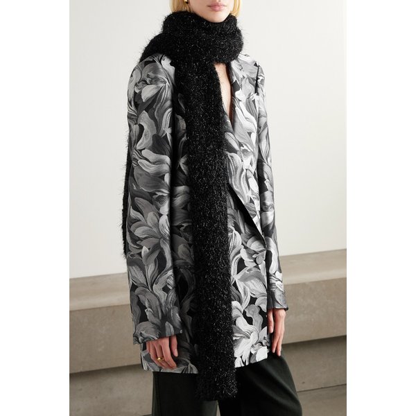 메탈릭 울 블렌드 스카프 46376663162940753