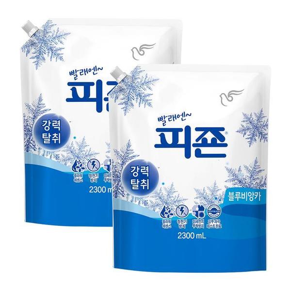 확대된 대표 [피죤] 피죤 블루비앙카 2.1L (2개입) 섬유유연제(1)